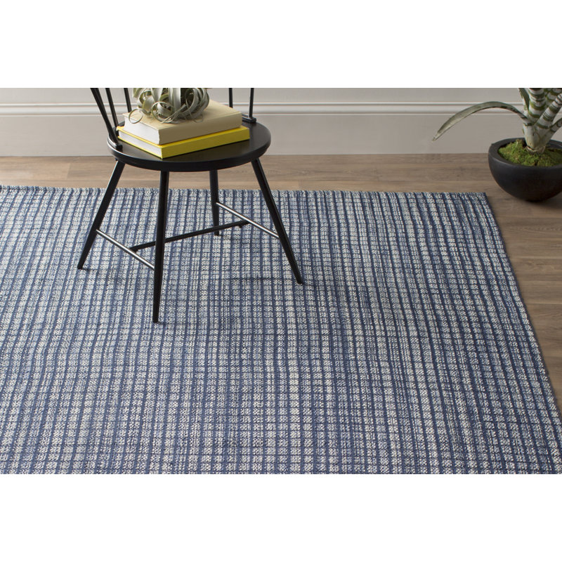 Dash and Albert Rugs Coco HandWoven Blue Indoor/Outdoor Area Rug